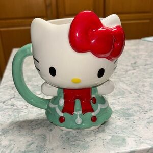 Hello Kitty Holiday Mug - Red and Green